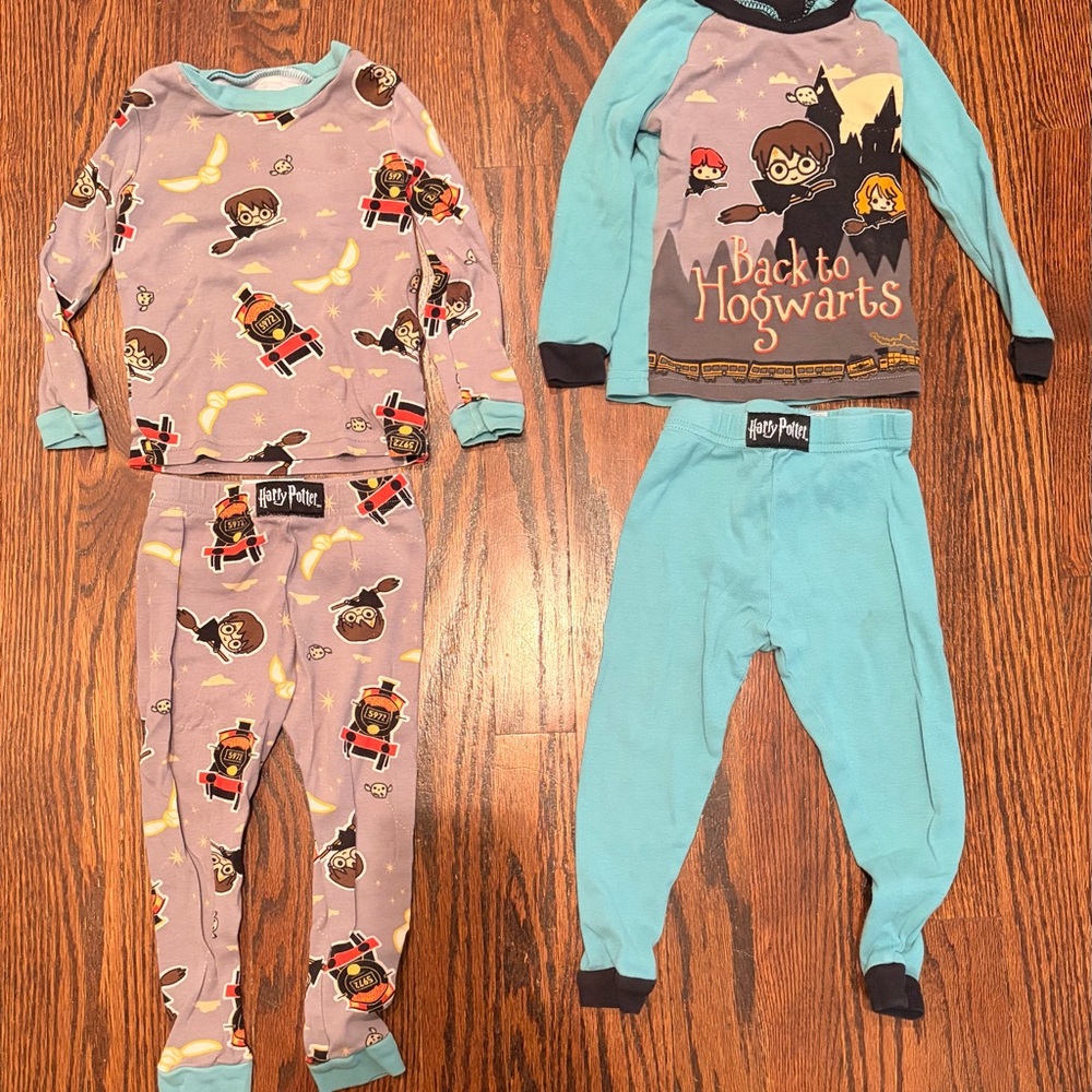 Harry Potter Kids Pajamas Set - gray and Blue